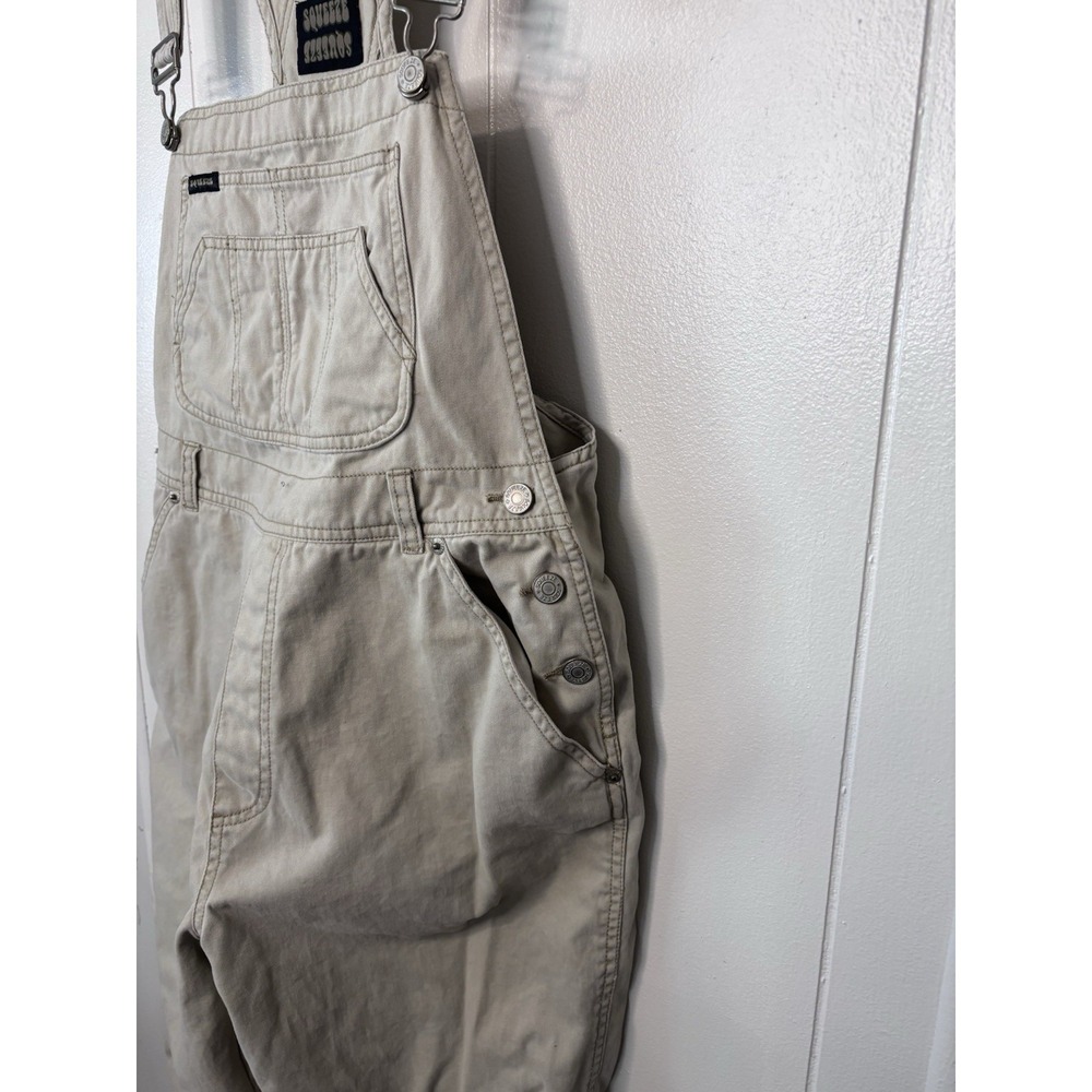 Squeeze Kids Khaki Beige Overalls Jumpsuit - Picture 3 of 10